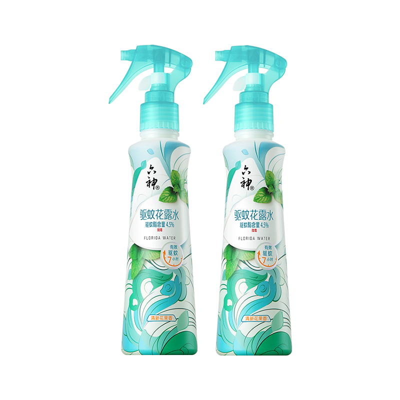 六神【防蚊喷雾】手枪泵花露水188ml*1(驱蚊液 驱蚊水 驱蚊喷雾)