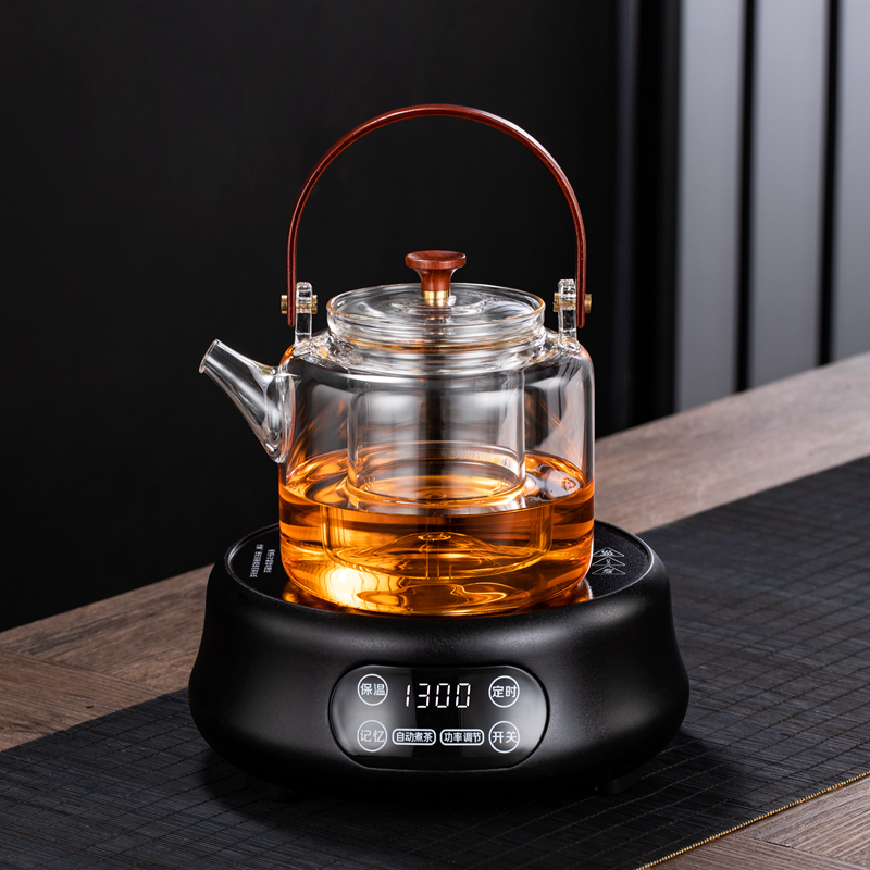 玻璃煮茶壶加厚耐高温蒸汽煮茶器魅扣家用烧水壶电陶炉