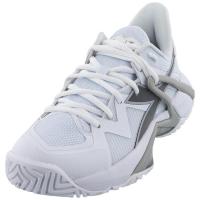 迪亚多纳(DIADORA)女士网球鞋专业性能稳定缓震透气舒适休闲运动 White_and_Silver_____For_infor 43