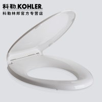 科勒KOHLER卫浴坐便器盖板马桶盖配件法弧设计缓降马桶盖板快速拆卸易清洗坐便盖座便器盖板缓冲马桶圈马桶盖板K-4713