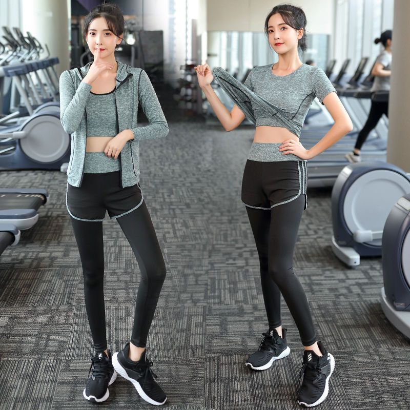 运动服套装女夏季新款健身服套装女跑步运动服速干衣瑜伽服女套装