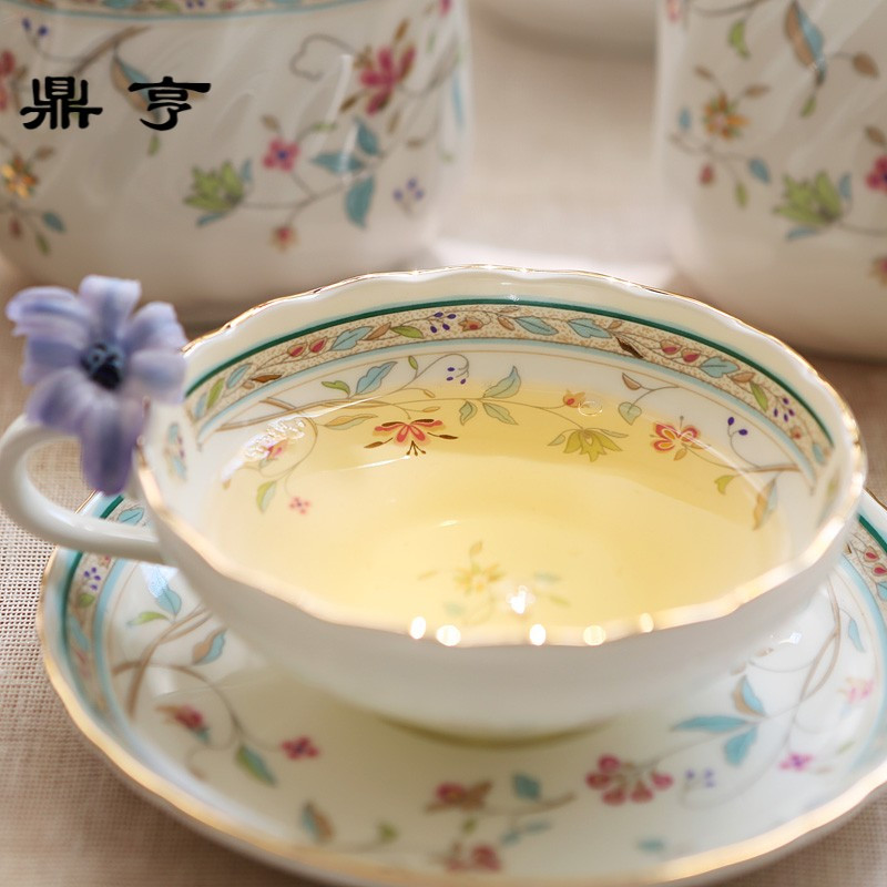 鼎亨欧式真骨瓷下午茶具 英国陶瓷茶壶茶具 糖盅/奶壶罐 咖啡杯具