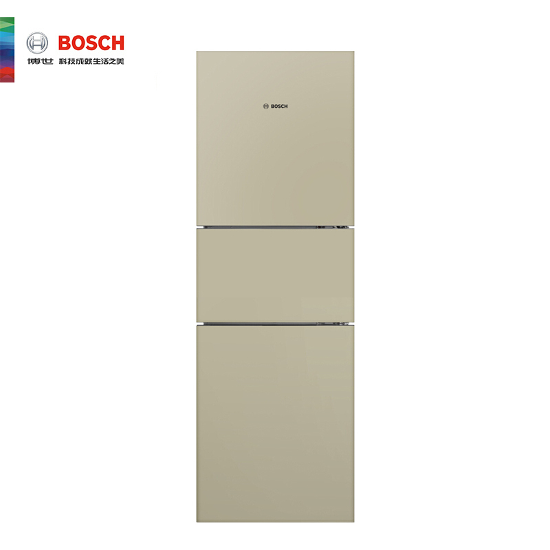 博世(BOSCH)KGU28A2Q0C 274升 混冷无霜 零度保鲜 LED内显 家用三门冰箱