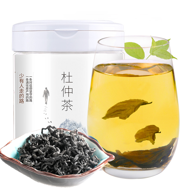 青源堂牌 杜仲茶100g 杜仲叶 杜仲嫩芽 罐装