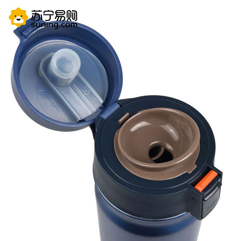 苏泊尔(SUPOR) 臻晶保温杯A ·一键开合 星际蓝 KC45BY4