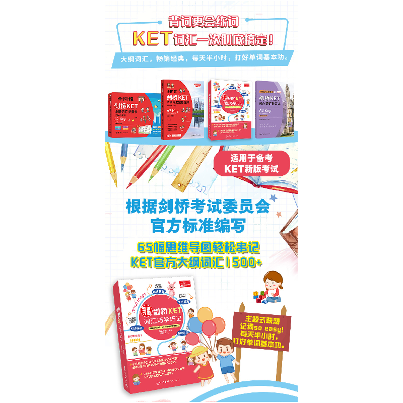 正版新书]思维导图剑桥KET词汇巧学巧记王鑫,盛会杰 编著978751高清大图