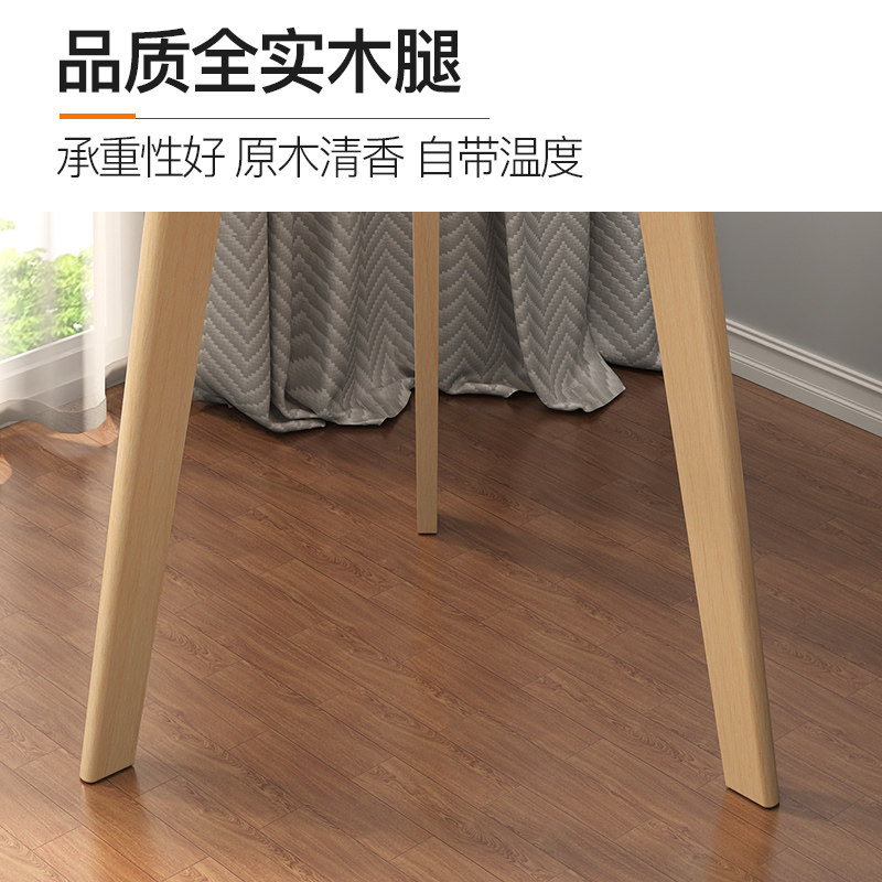 绵冠MIANGUAN北欧休闲洽谈桌椅组合简约办公会客接待小圆桌会议谈话阳台小桌子高清大图