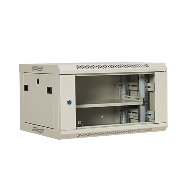 日月潭 30*50*25cm 壁挂式网络机柜 监控机柜 交换机柜 白色
