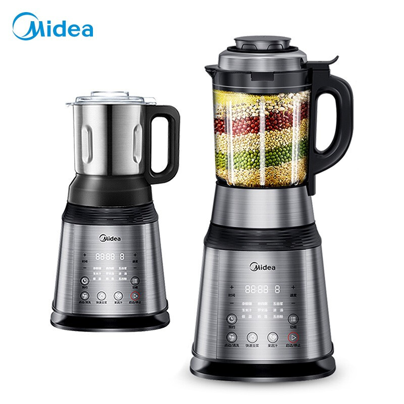 美的(Midea)破壁机家用真空破壁料理机榨汁机搅拌机豆浆机辅食机PB12Power304