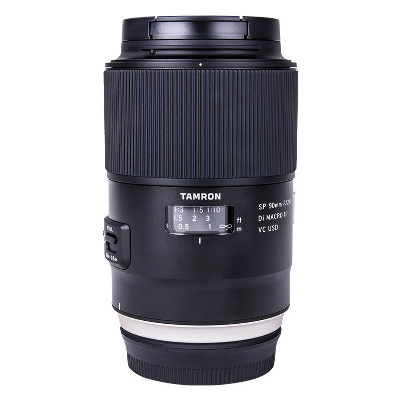腾龙(TAMRON) 90mm F/2.8 Di MACRO 1:1 VC F017佳能卡口 全画幅定焦微距镜头相机配件