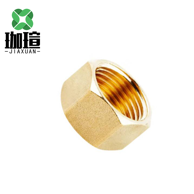 珈瑄 铜堵帽内丝外丝堵帽水管闷头管堵管帽 DN15 单位:个