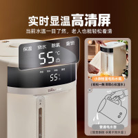 小熊智能触屏电水瓶 5L底盘加热湖光绿不锈钢内胆