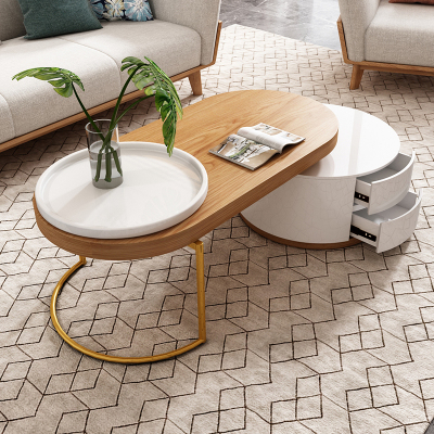 乐私简约多功能茶几