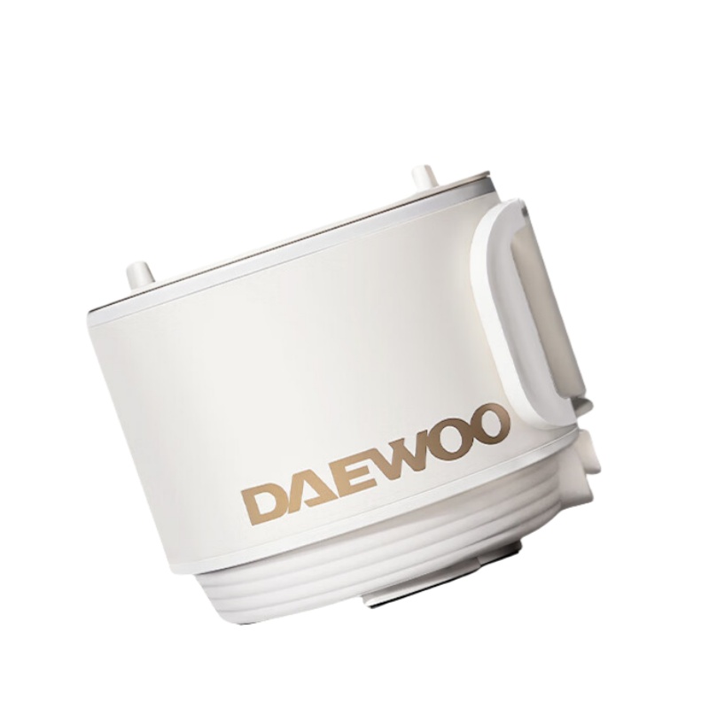 大宇(DAEWOO) S26 电煮锅 小电锅宿舍小煮锅学生泡面锅多功能电热锅蒸煮一体迷你电火锅单人小圆锅年货送礼 白色