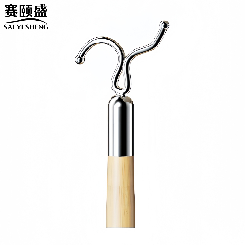 赛颐盛木质晾衣杆高清大图