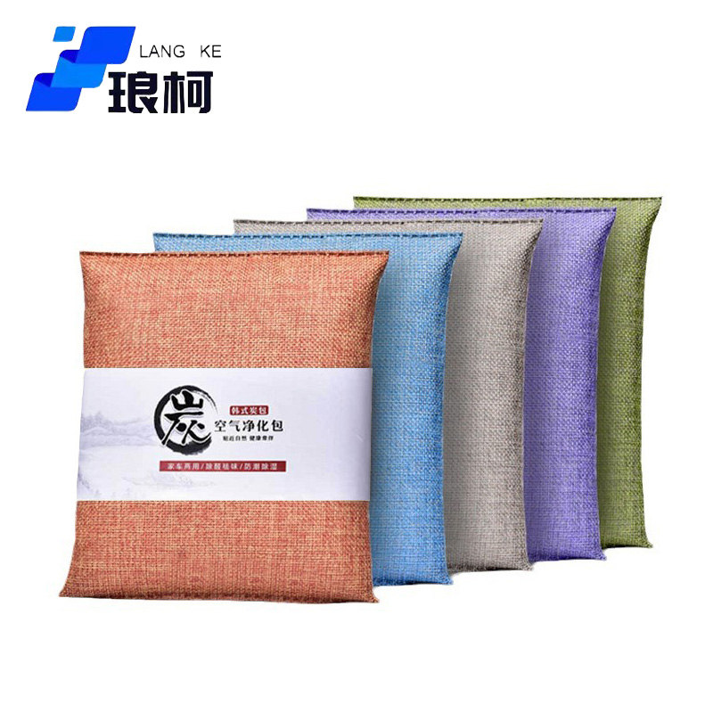 琅柯 竹炭包 去味除湿活性炭 颜色随机 460g
