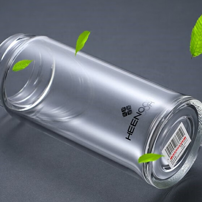 希诺玻璃杯410ml便携耐用单层XN-7553(颜色随机)高清大图