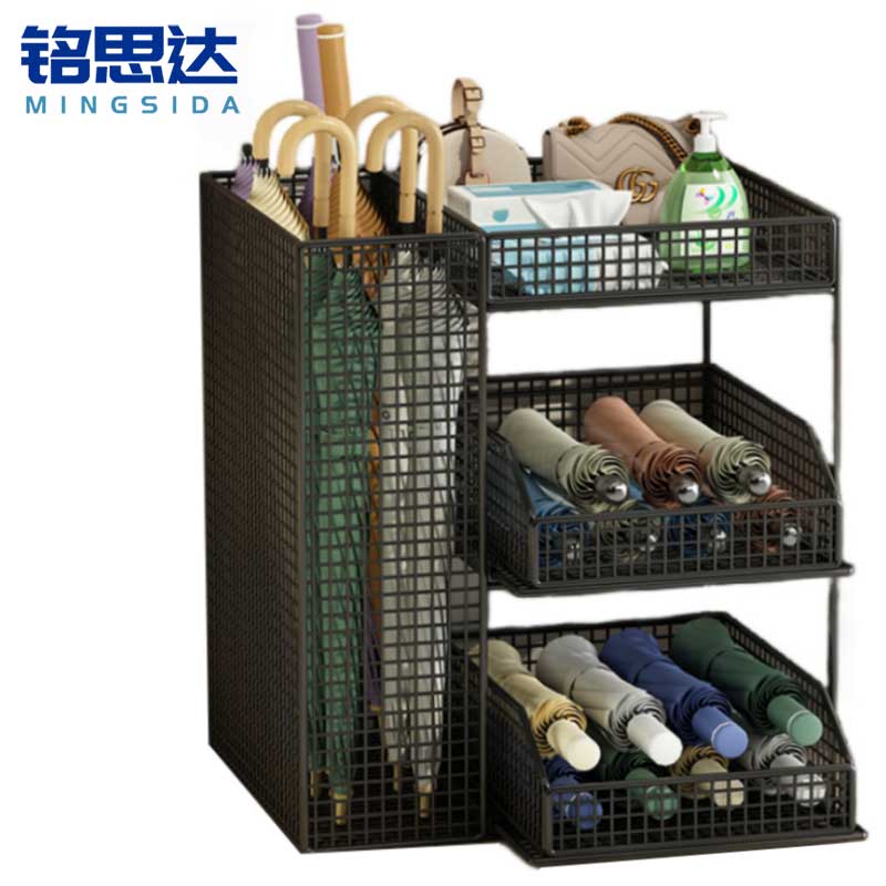 铭思达雨伞架双抽个