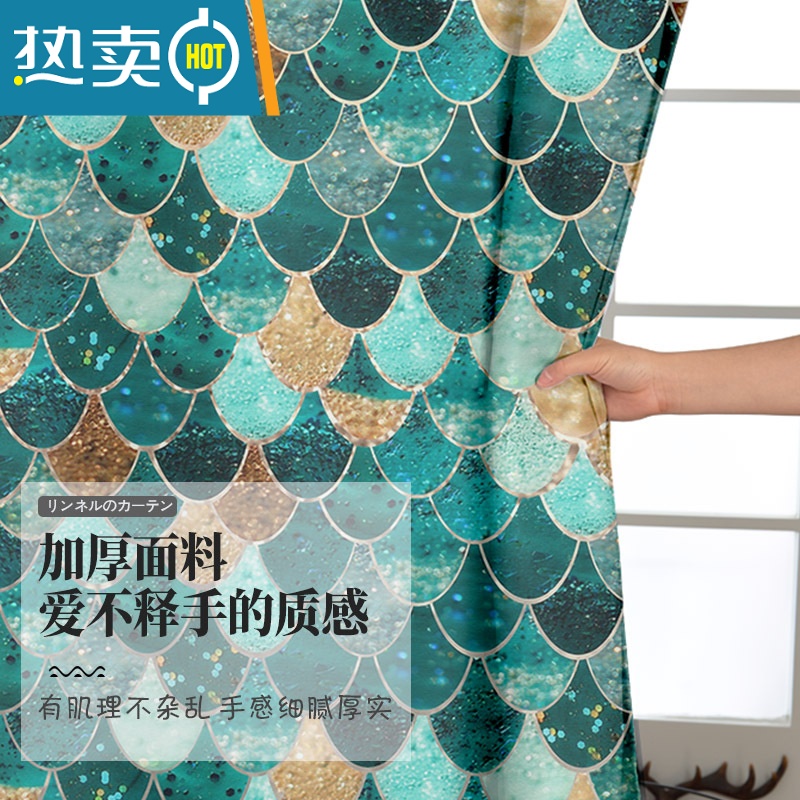 XIANCAI轻奢浴帘罗马孔浴室浴帘布磁性套装免打孔防水布帘卫生间隔断挂C高清大图