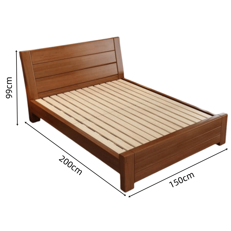 鑫木樽实木床150*200*99cm张高清大图