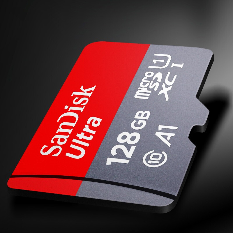 闪迪(SanDisk)U1 C10 A1 TF存储卡(128GB 至尊高速移动版内存卡 读速100MB/s)