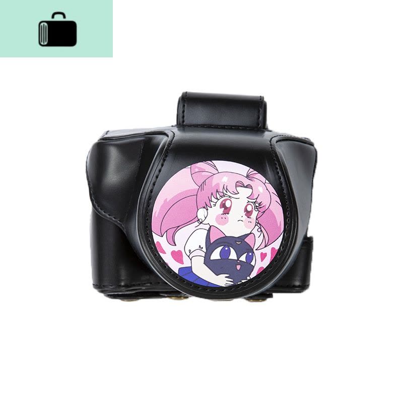 NEW LAKE佳能200D相机包可爱200D二代 M50 M6 M100 M200单肩包女单反卡通NEW L数码相机包图片