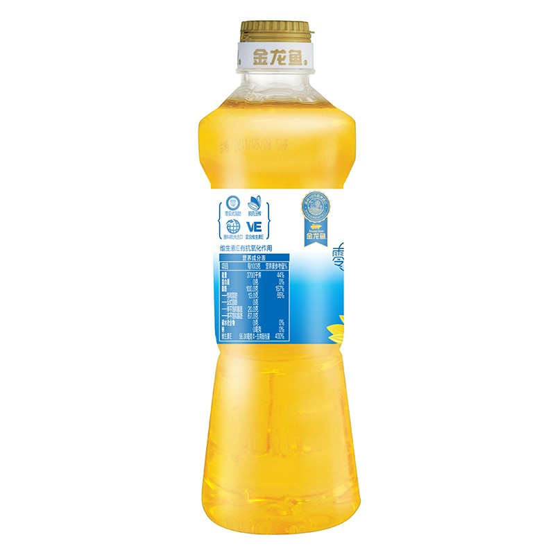 金龙鱼阳光零反式脂肪葵花籽油700ml*4