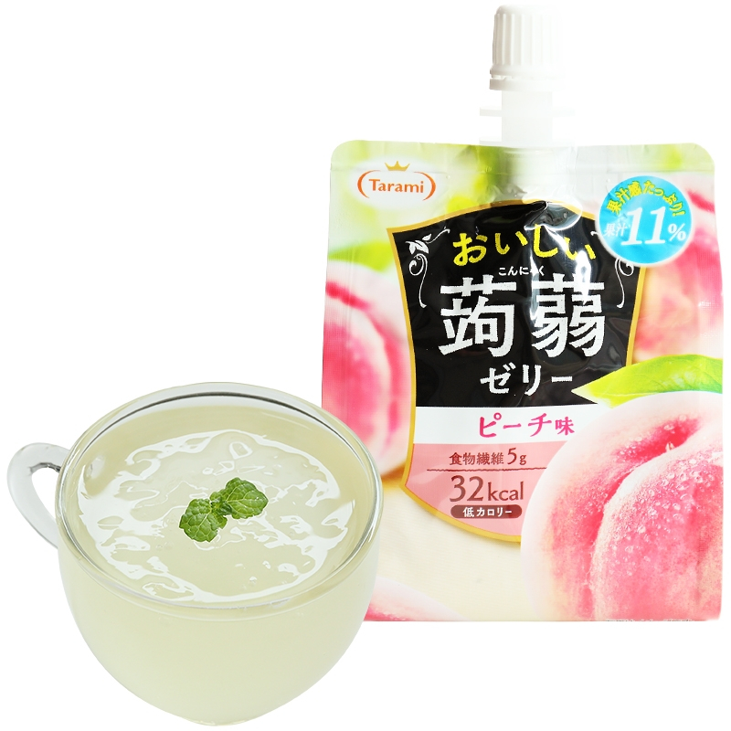 塔啦蜜蒟蒻白桃味果冻150g