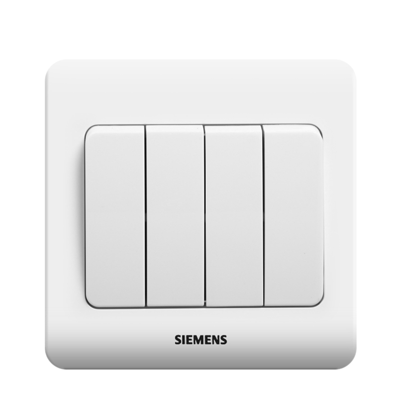 百图晟四联暗装墙壁开关