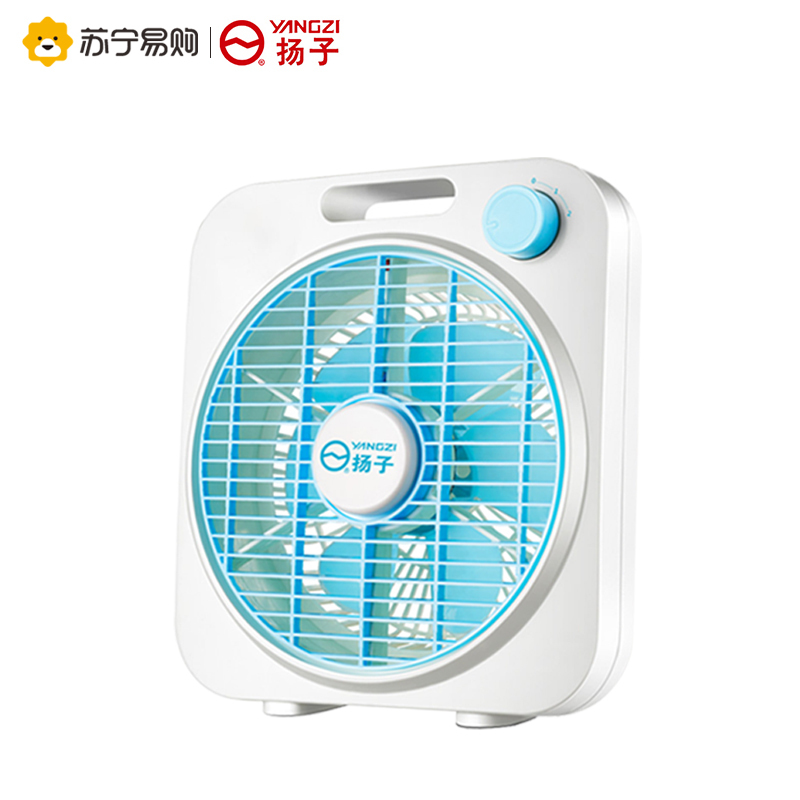 扬子电风扇FH-18B 迷你转页扇小型宿舍学生家用床上静音办公桌面蓝白普通款