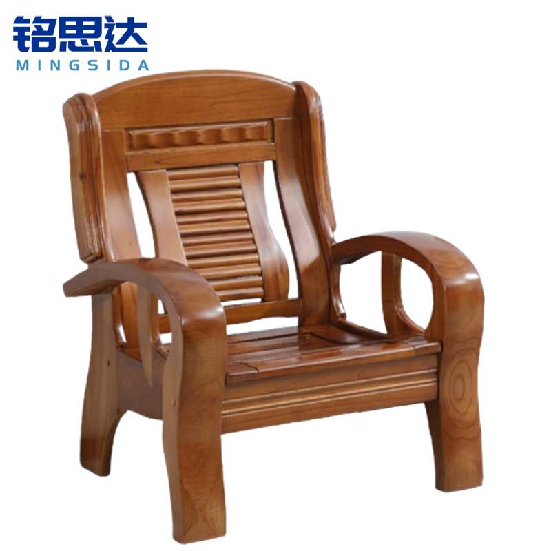 铭思达实木沙发单人位张高清大图