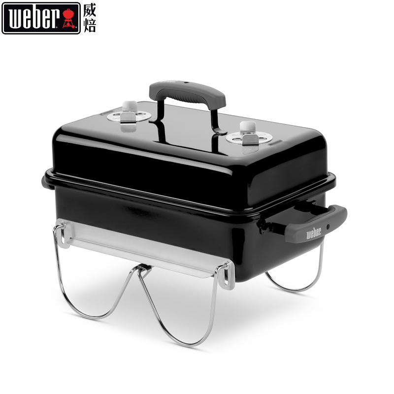 威焙(weber) Go-anywhere 便携式炭烧焖烤炉烧烤炉户外木炭烧烤架多功能家用烤串炉子3-5人野外焖烤炉