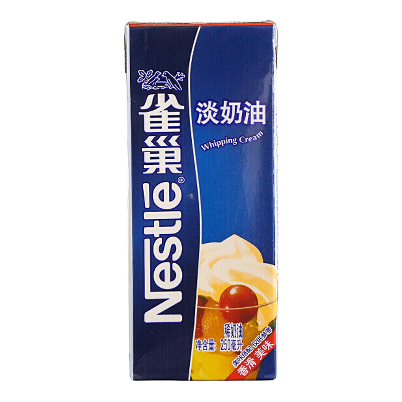 [苏宁自营] 稀奶油 淡奶油250ml