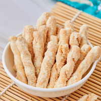 芭米牛轧麻花糕点手工办公室解馋零食休闲食品原味30g*20袋独立包装