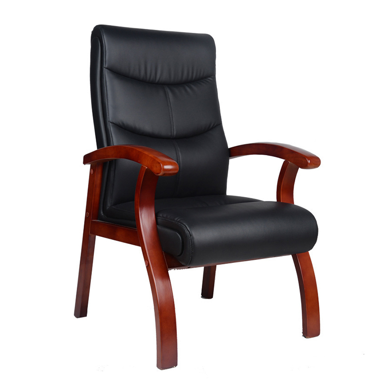 大班椅子皮办公椅子电脑椅子职员会议洽谈老板椅子c140黑色西皮