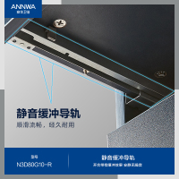 安华(ANNWA)浴室柜组合卫生间套装现代简约小户型洗漱一体陶瓷盆60/80CM