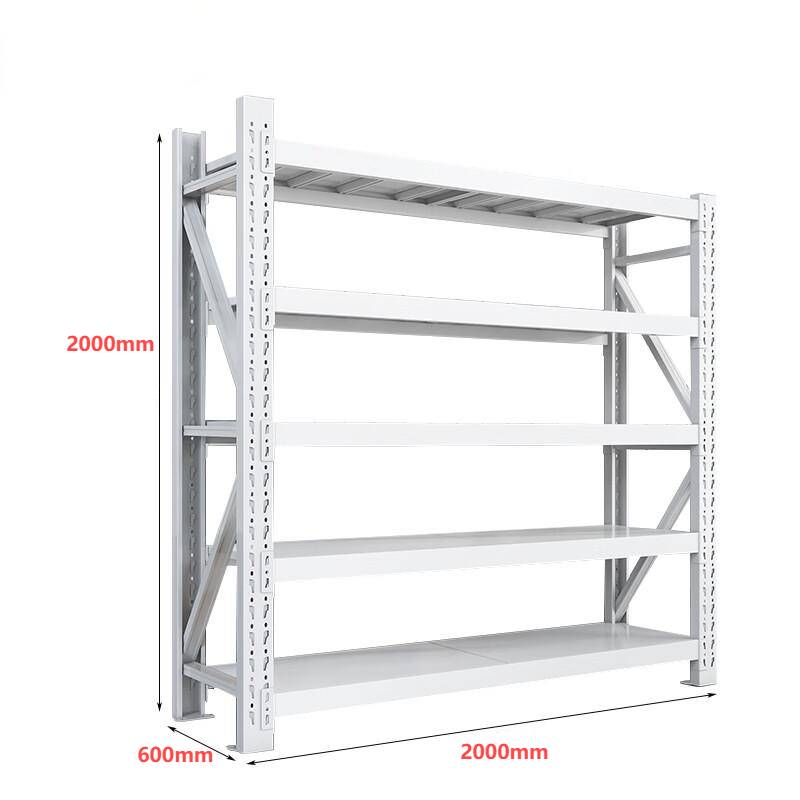 常喜悦 重型货架仓储架置物架材料架子 5层 2000*600*2000/500kg高清大图