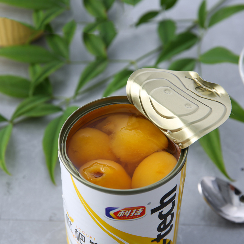 科技牌(SCI-TECH)糖水枇杷罐头408g 桃子水果罐头 休闲食品 烘焙辅料 零食方便速食 自热火锅伴侣 饮料