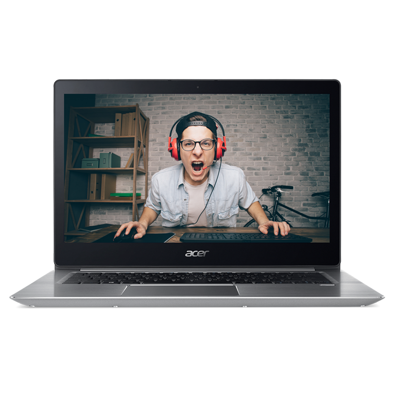 宏碁(Acer)蜂鸟Swift3 SF314 14.0英寸全金属轻薄本笔记本电脑(i5-72000U 4G 128GB IPS Win10)