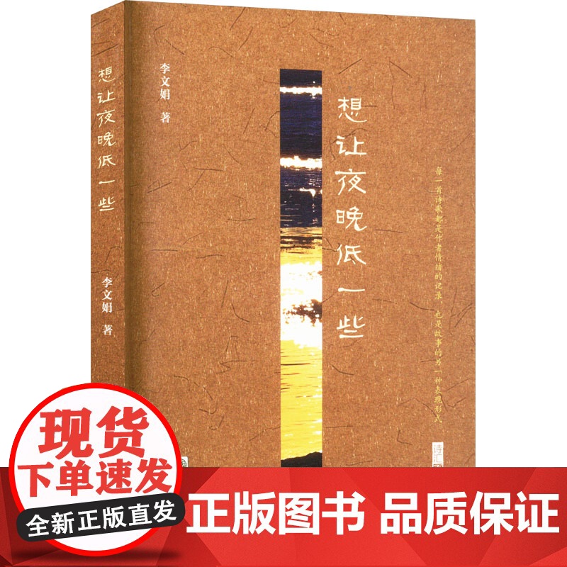 想让夜晚低一些 李文娟 著 中国现当代文学 文学 朝华出版社高清大图