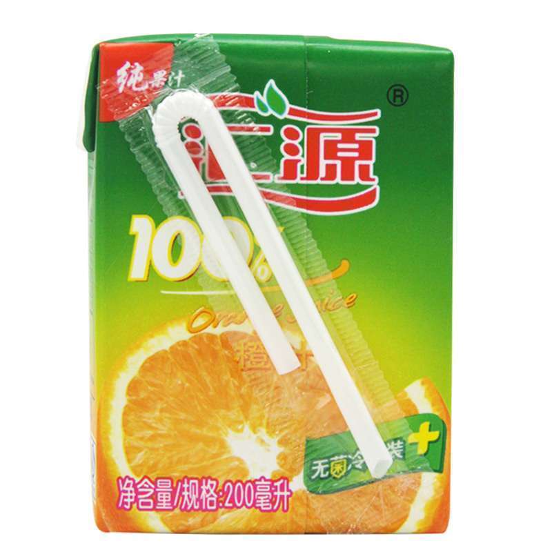 汇源100精巧装橙汁200ml