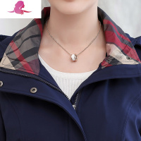艳如飞妈妈装中老年人女装春秋装外套长袖夹克衫老人衣服女奶奶春季风衣风衣