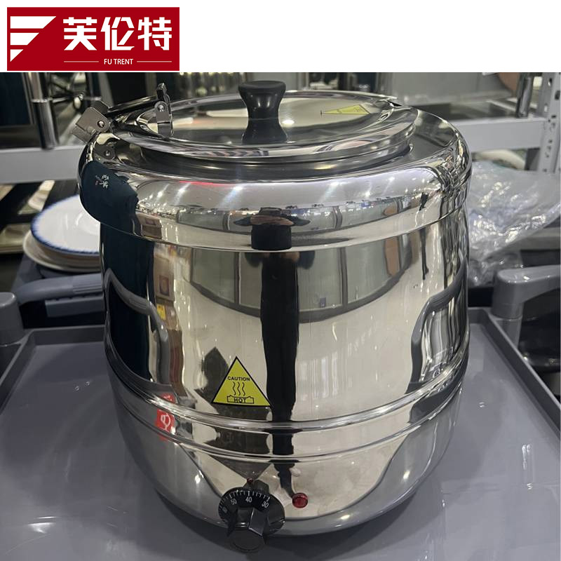 芙伦特 厨房保温售饭机暖汤煲 暖粥桶保温汤桶 不锈钢电热暖汤煲保温餐炉FLT-GT-DRNTL-10高清大图