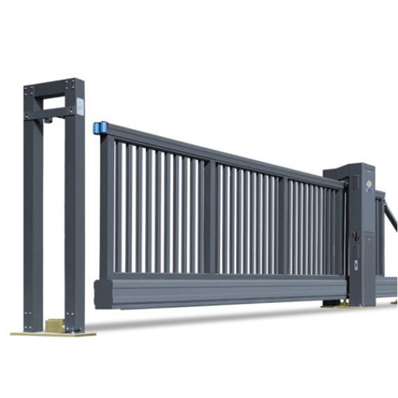 qgp2600悬浮门四代小区单位铝合金电动移动门电动伸缩门交通管理移动