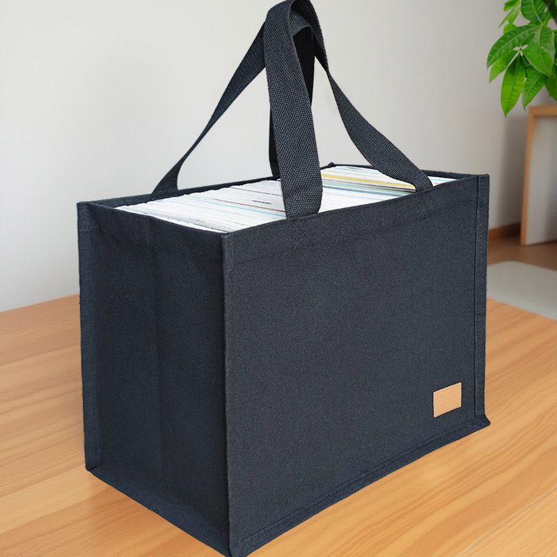 环保帆布购物袋加大号横版高清大图