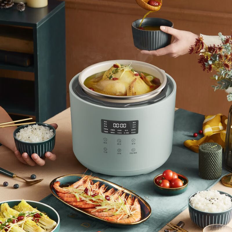 小熊(bear) YLB-A25F1电压力锅 家用电高压锅小型电压锅迷你智能多功能全自动饭煲高清大图