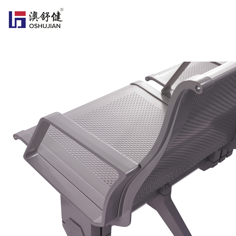 机场椅医院候诊椅公共连排椅高铁车站火车站等候椅 澳舒健 三人位排椅SJ9086-3 张高清大图