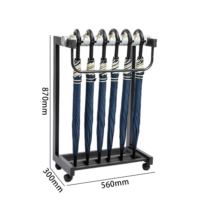 豫汉迎雨伞架带伞 6头雨伞架带伞560*300*870mm套 默认