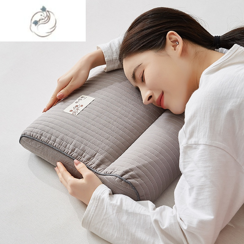 舒适主义全荞麦皮壳枕头护颈椎男士牵引整头家用专用硬高枕芯一对夏