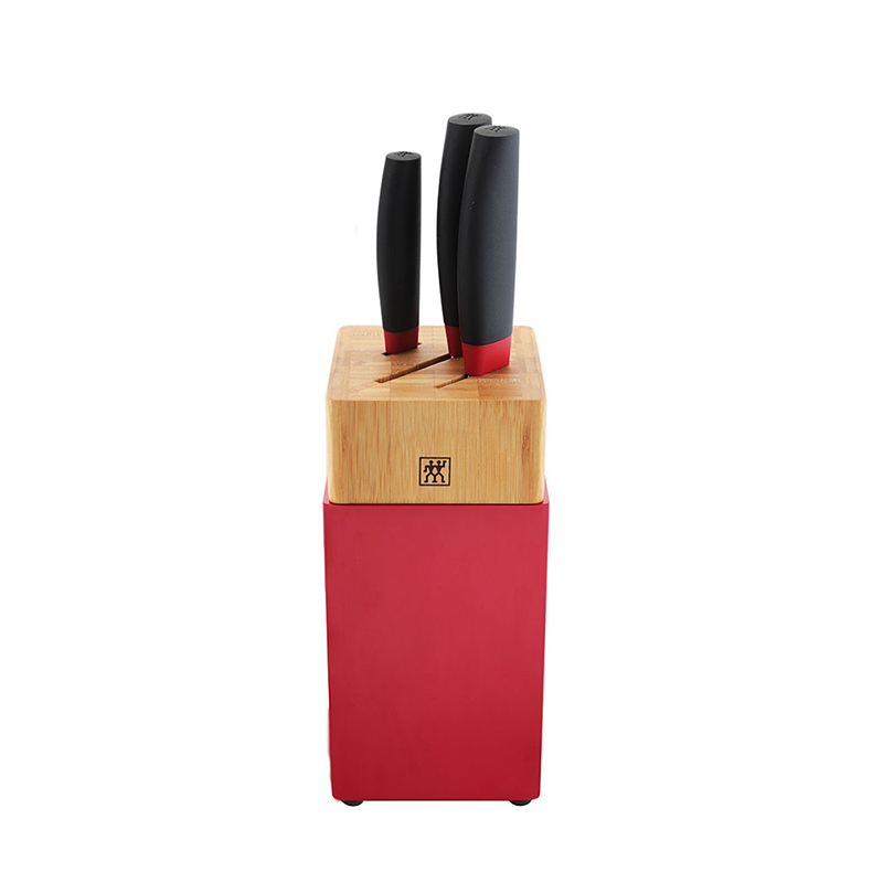 双立人ZWILLING Now S系列刀具(红黑)4件套 ZW-K309高清大图